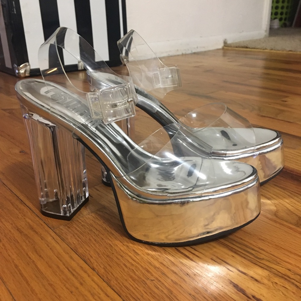 Clear Platform heels (Poster Girl I want it All)